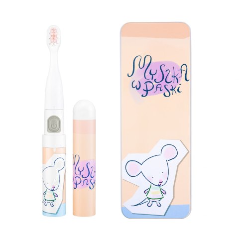 Vitammy Smile MiniMini+ Myszka w Paski Szczoteczka soniczna do zębów dla dzieci 3+