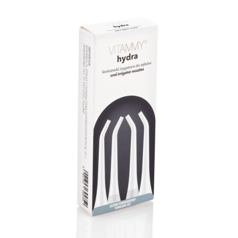 Końcówki do irygatora VITAMMY HYDRA standardowe, białe Końcówki do irygatora 4 szt.
