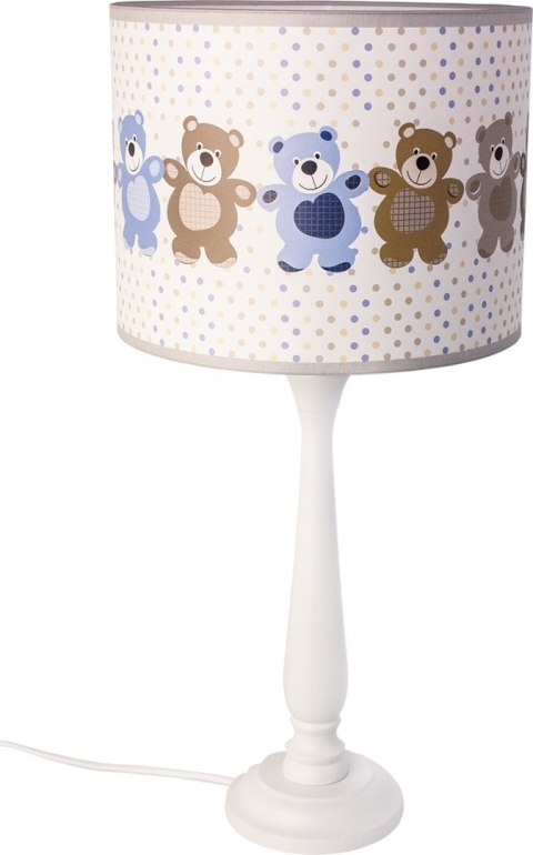 LAMPA STOŁOWA BERTA 50 CM - MIŚ