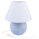 LAMPA STOŁOWA 27 KULA - SZARY MARMUR E14 DREWNO PL PRODUCENT