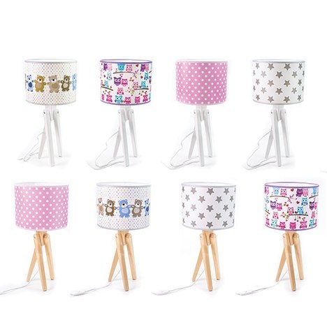 LAMPA STOŁOWA TRIVET NATURALNY - GWIAZDKI
