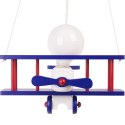LAMPA WISZĄCA SAMOLOT BIAŁY GRANAT E27 DLA DZIECI