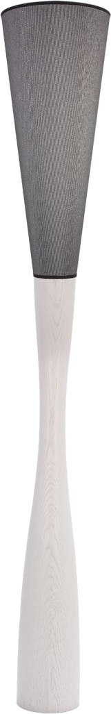 LAMPA PODŁOGOWA CHINKA 160 CM BIAŁY-CZARNY ABAŻUR