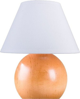 LAMPA STOŁOWA 27 CM KULA - BUK E14 DREWNO PL PRODUCENT