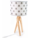 LAMPA STOŁOWA TRIVET NATURALNY - GWIAZDKI