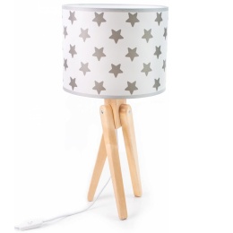 LAMPA STOŁOWA TRIVET NATURALNY - GWIAZDKI