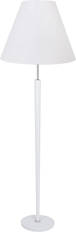 LAMPA PODŁOGOWA VENUS 170 CM 1 PŁ. BIAŁA BIAŁY ABAŻUR