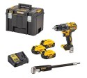 WKRĘTARKA AKUMULATOROWA DEWALT DCD791P3A 18V BL 3*5AH + ACC