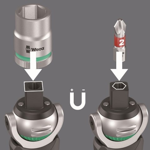 WERA ZESTAW ZYKLOP POCKET IMPERIAL SET 1, 13CZ. WERA