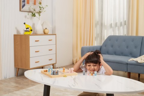 VIGA GRA CHIŃCZYK FIGURKI ZWIERZĄT PUDEŁKO DREWNIA