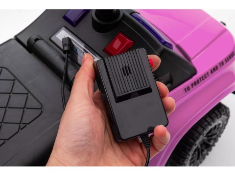 JEŹDZIK DZIECIĘCY MEGAFON LED QLS-993 RÓŻOWY