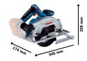 BOSCH PILARKA TARCZOWA AKUMULATOROWA GKS 185-LI 165mm 18V