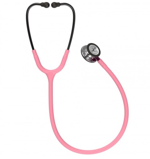 Stetoskop Littmann Classic III 5962 Stetoskop Littmann Classic III, Mirror-Finish, przewód różowy, trzonek różowy, lira smoke