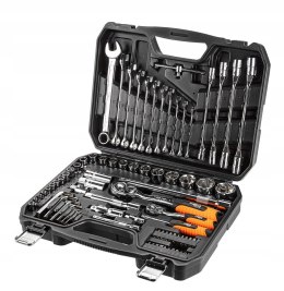 NEO ZESTAW KLUCZY NASADOWYCH 1/4'',1/2'' 77 CZĘŚCI CRV NEO