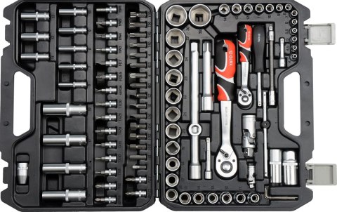 YATO YT-12681 ZESTAW NARZĘDZIOWY 1/2'' 94 CZĘŚCI L YATO