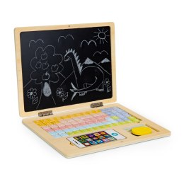 TABLICA EDUKACYJNA MAGNETYCZNA LAPTOP LITERY CYFRY