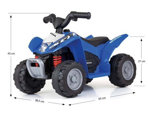 Quad dla Dzieci Pojazd na Akumulator HONDA ATV Dźwięk Światło Blue Milly M
