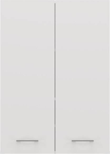 Szafka Łazienkowa Wisząca Nad Pralkę LAPO MINORDD Biała Matowa 64cm 4xPółka