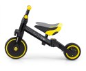 ROWEREK TRÓJKOŁOWY BIEGOWY Z PEDAŁAMI 3W1 OPTIMUS BLACK PIANKOWE KOŁA 12m+