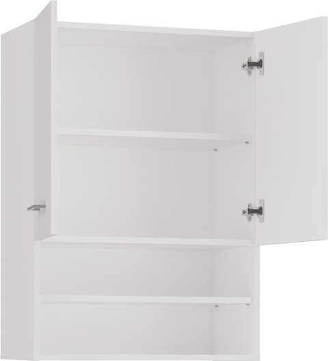 Szafka Łazienkowa Wisząca Nad Pralkę LAPO MINORDK Biała Matowa 64cm 4xPółka