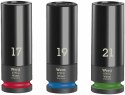 WERA ZESTAW KLUCZY NASADOWYCH 1/2'' WHEEL IMPAKTOR C SET 1, 3SZT. WERA