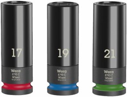 WERA ZESTAW KLUCZY NASADOWYCH 1/2'' WHEEL IMPAKTOR C SET 1, 3SZT. WERA