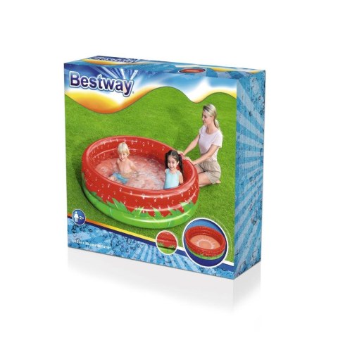 Bestway Basen dmuchany dla dzieci Truskawka 168x38