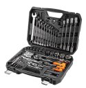 NEO ZESTAW KLUCZY NASADOWYCH 1/4'',1/2'' 77 CZĘŚCI CRV NEO