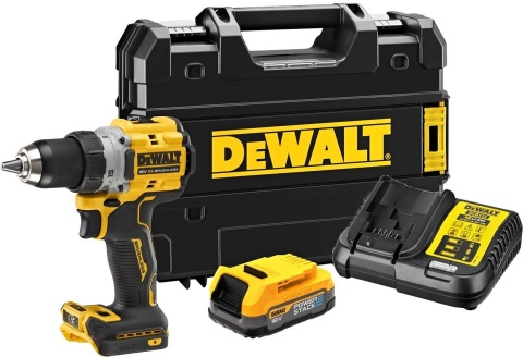 WKRĘTARKA AKUMULATOROWA DEWALT DCD800E1T 18V XR 1*1.7AH WALIZKA ŁADOWARKA