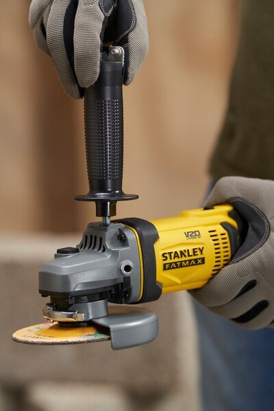 SZLIFIERKA KĄTOWA AKUMULATOROWA 125MM V20 18V STANLEY SFMCG400B