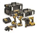 DEWALT ZESTAW ELEKTRONARZĘDZI COMBO 18V DCG405 DCH273 DCD796 DCF887 3*5.0AH