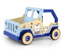 Chodzik - Pchacz dla Dzieci Auto Drewniany Explorer Kot i Mysz + hamulec