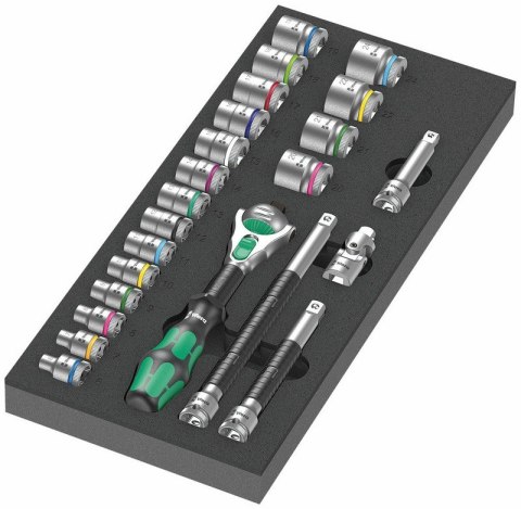 WERA WKŁADKA PIANKOWA ZYKLOP 3/8'' 8000 C, SET 1, 23CZ. WERA