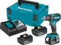 WKRĘTARKA AKUMULATOROWA MAKITA DDF485RF3J BLDC 18V 3*3.0AH LI-LON 50 Nm