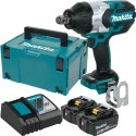KLUCZ UDAROWY AKUMULATOROWY 3/4'' 1050NM 18V 2*5.0AH LI-ION DTW1001RTJ MAKITA