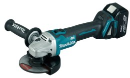 SZLIFIERKA KĄTOWA AKUMULATOROWA 125MM 18V 2*5.0AH LI-LO MAKITA DGA504RTJ