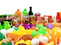 PLASTIKOWE WARZYWA OWOCE DO KUCHNI 120 SZT