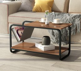 STOLIK KAWOWY ŁAWA DO SALONU LOFT NOWOCZESNY PÓŁKA