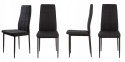 KRZESŁO KRZESŁA ZESTAW 4 KRZESEŁ DO SALONU JADALNI MODERNHOME