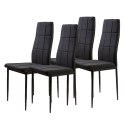 KRZESŁO KRZESŁA ZESTAW 4 KRZESEŁ DO SALONU JADALNI MODERNHOME