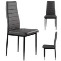 KRZESŁO KRZESŁA ZESTAW KRZESEŁ DO SALONU 4 SZTUKI MODERNHOME