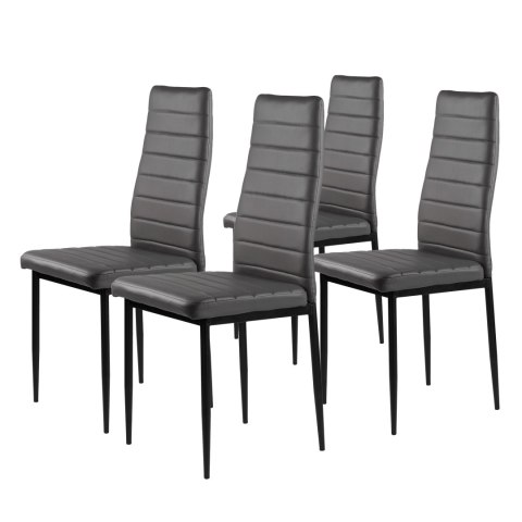 KRZESŁO KRZESŁA ZESTAW KRZESEŁ DO SALONU 4 SZTUKI MODERNHOME