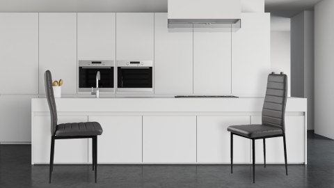 KRZESŁO KRZESŁA ZESTAW KRZESEŁ DO SALONU 4 SZTUKI MODERNHOME