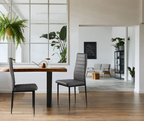 KRZESŁO KRZESŁA ZESTAW KRZESEŁ DO SALONU 4 SZTUKI MODERNHOME
