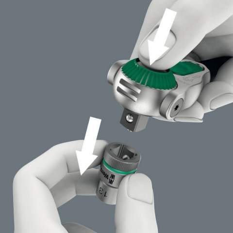 WERA ZESTAW KLUCZY NASADOWYCH 1/4''ZYKLOP SPEED,+GRZECHOTKA 42CZ. WERA