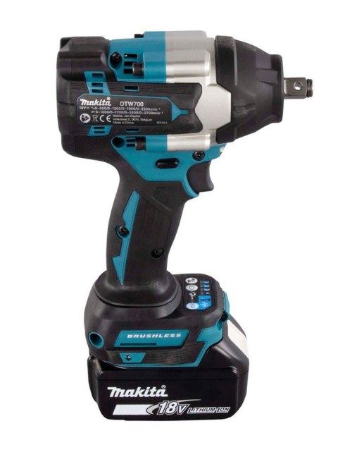 MAKITA DTW700RTJ KLUCZ UDAROWY AKUMULATOROWY 1/2'' 700NM 18V LTX 2*5.0AH
