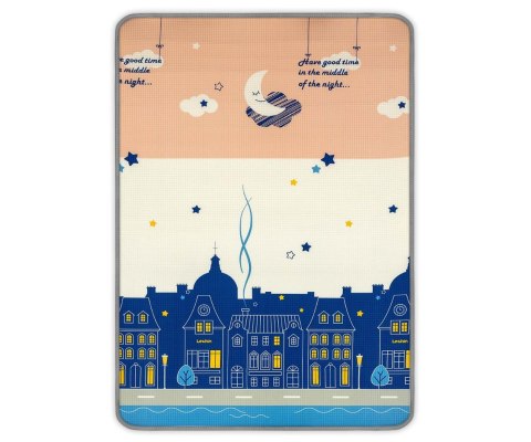 Dwustronna Mata piankowa Kinder Las Miasto miękka lekka wodoodporna 178x120