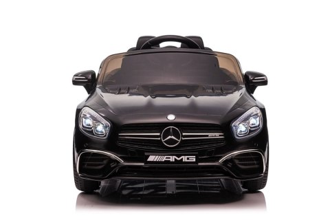 AUTO NA AKUMULATOR MP3 SKÓRA PILOT EVA MERCEDES SL65 S CZARNY LAKIEROWANY LCD
