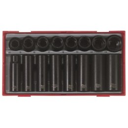 TENG TOOLS ZESTAW NASADEK Z CHWYTEM KWADRATOWYM 1/2''TT9116N, 23EL. TENG TOOLS