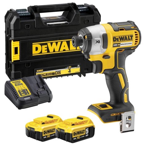 ZAKRĘTARKA AKUMULATOROWA DEWALT DCF887P2 18V 1/4'' 2*5,0AH LI-LON